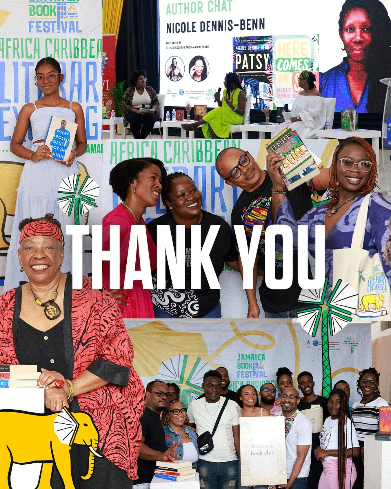 THANK YOU! 

Our team at the Jamaica Book Festival is grateful for all the support we received for the inaugural Africa Caribbean Literary Exchange.