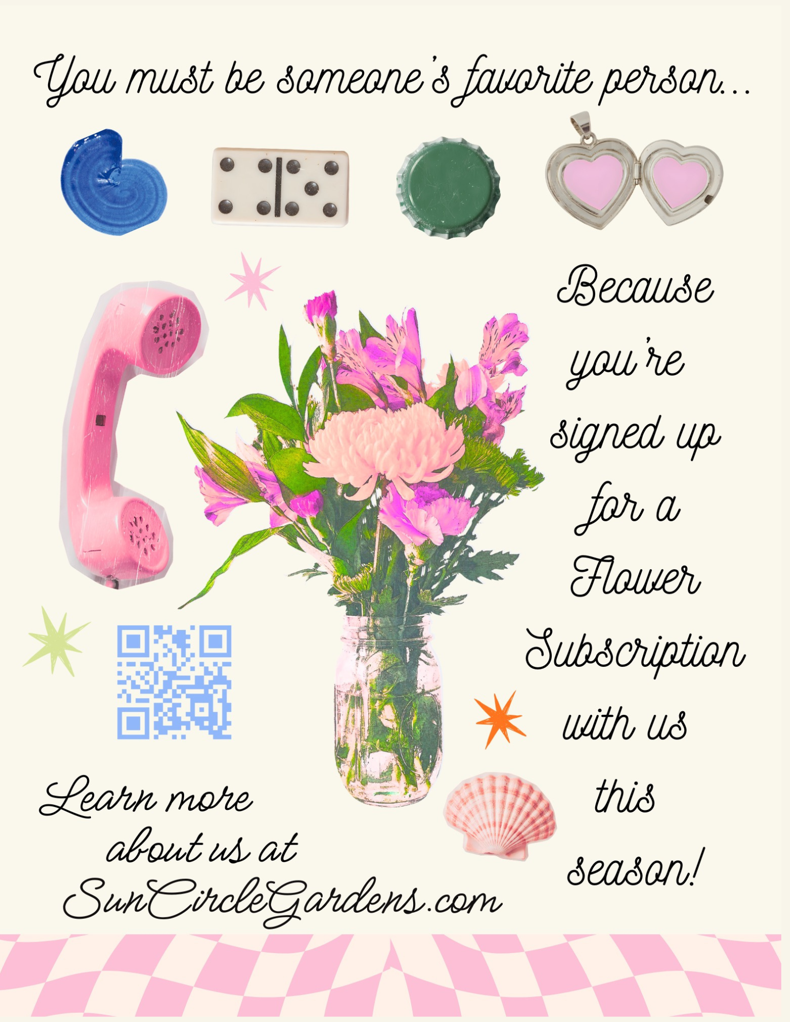 Post Card Service (Seashell & Domino)