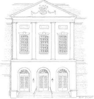 Muncipal Auditorium Pencil Drawing