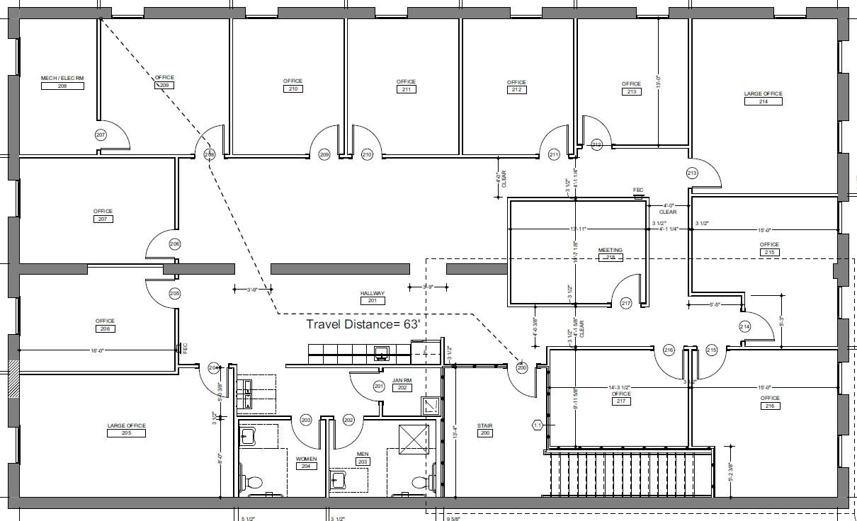 Floor Plan of The Mason on Broad Office Space