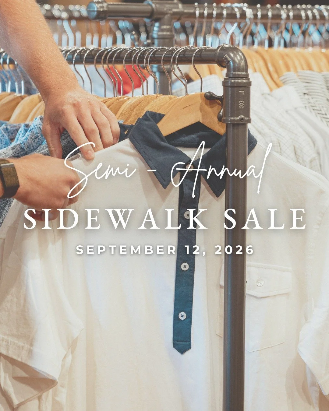 Downtown Thomasville's Semi-Annual Sidewalk Sale Saturday is almost here! 🛍️✨
 
Shop Downtown Thomasville on Saturday, September 12, 2026 for can&rsquo;t-miss finds, great deals, and plenty of reasons to stroll downtown. 🤍