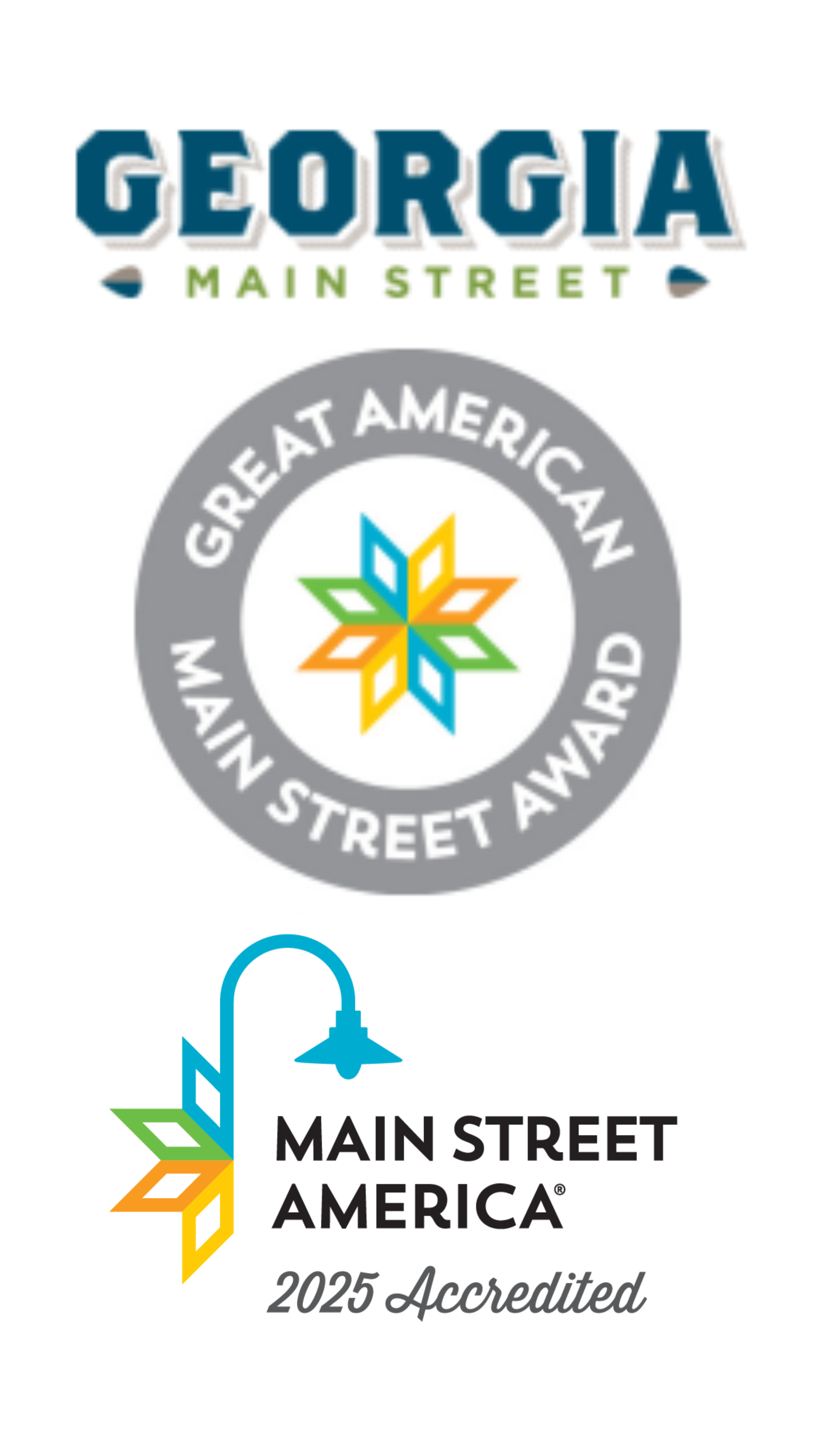 Main Street America and Great American Main Street Award logos