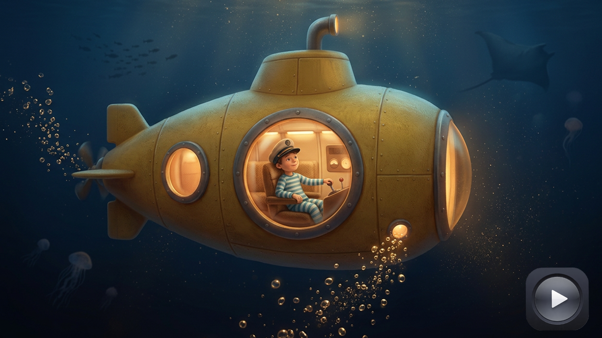 The slow-down submarine