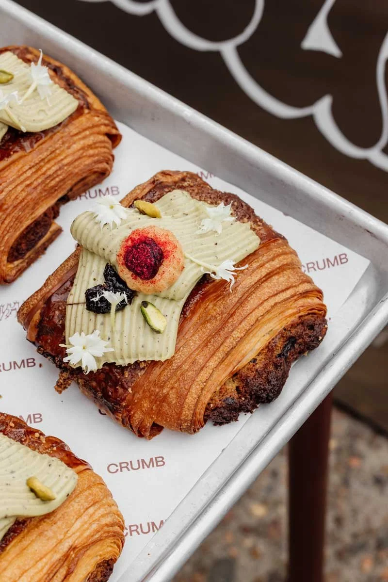 Pistachio, Cherry & Chocolate Pain Suisse (XMAS Pre-Order)