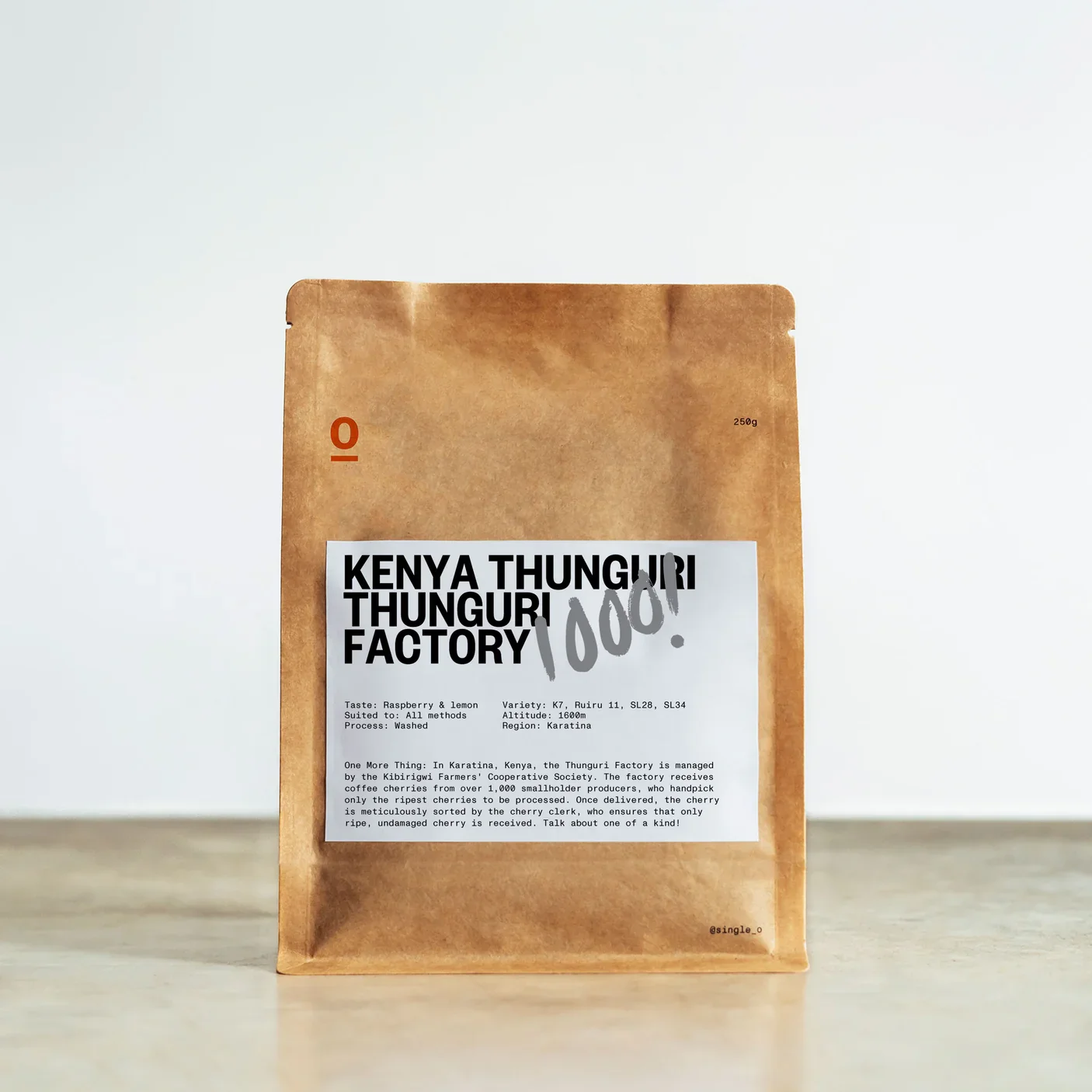 Single O Kenya Thunguri 250g