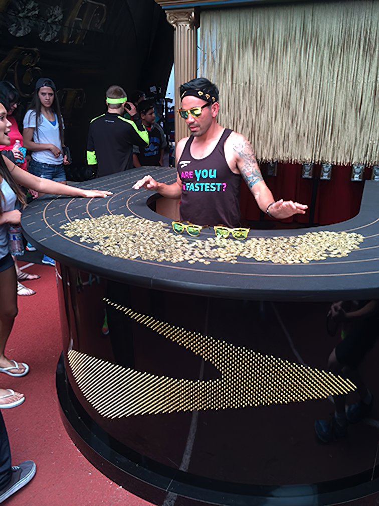 Brooks Running "Hook A Runner Up"  High School track event experience design