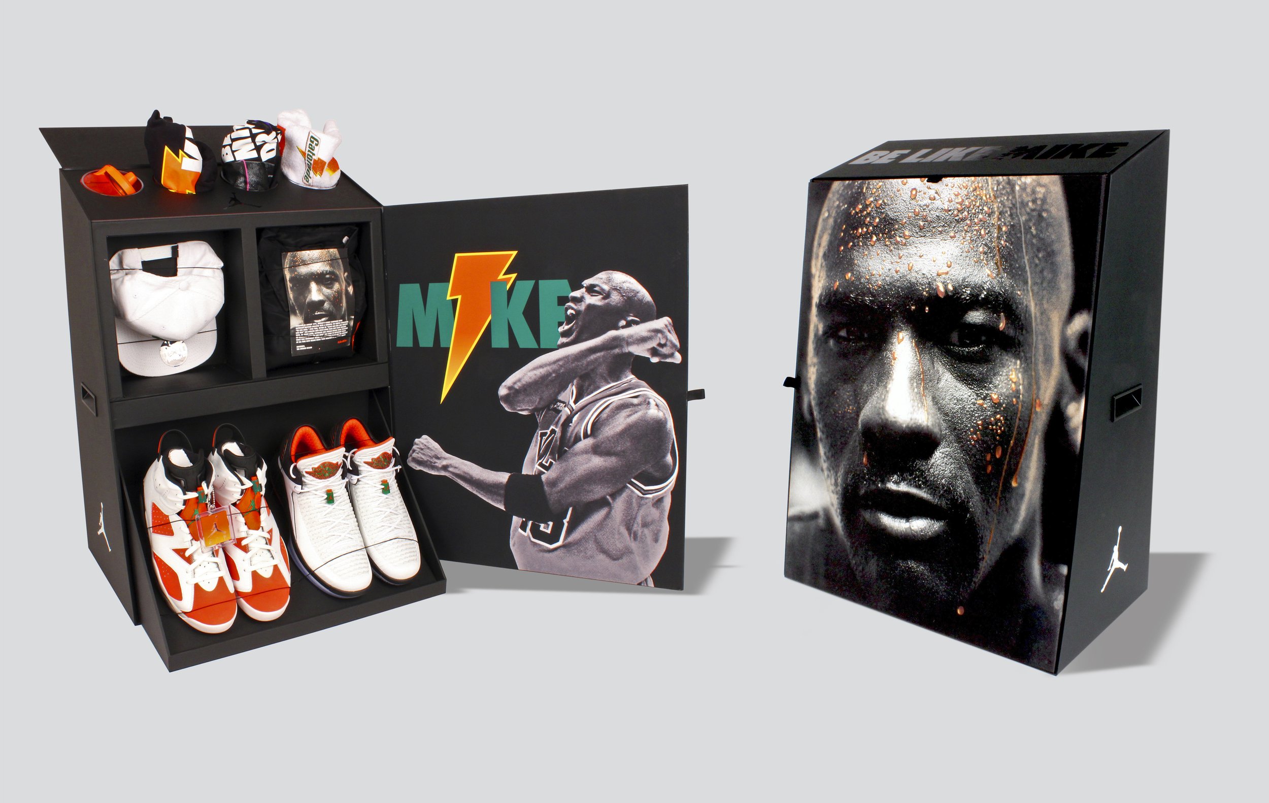 Jordan Brand x Gatorade "Be Like Mike" custom influencer kit