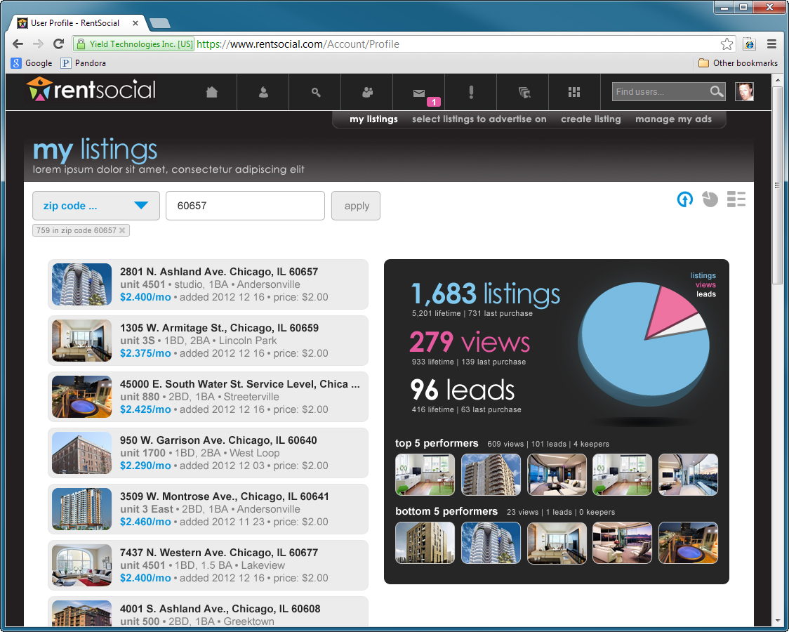 Broker Subscriptions - Main Page