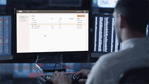 Outtake from Cleo promo video highlighting this project.