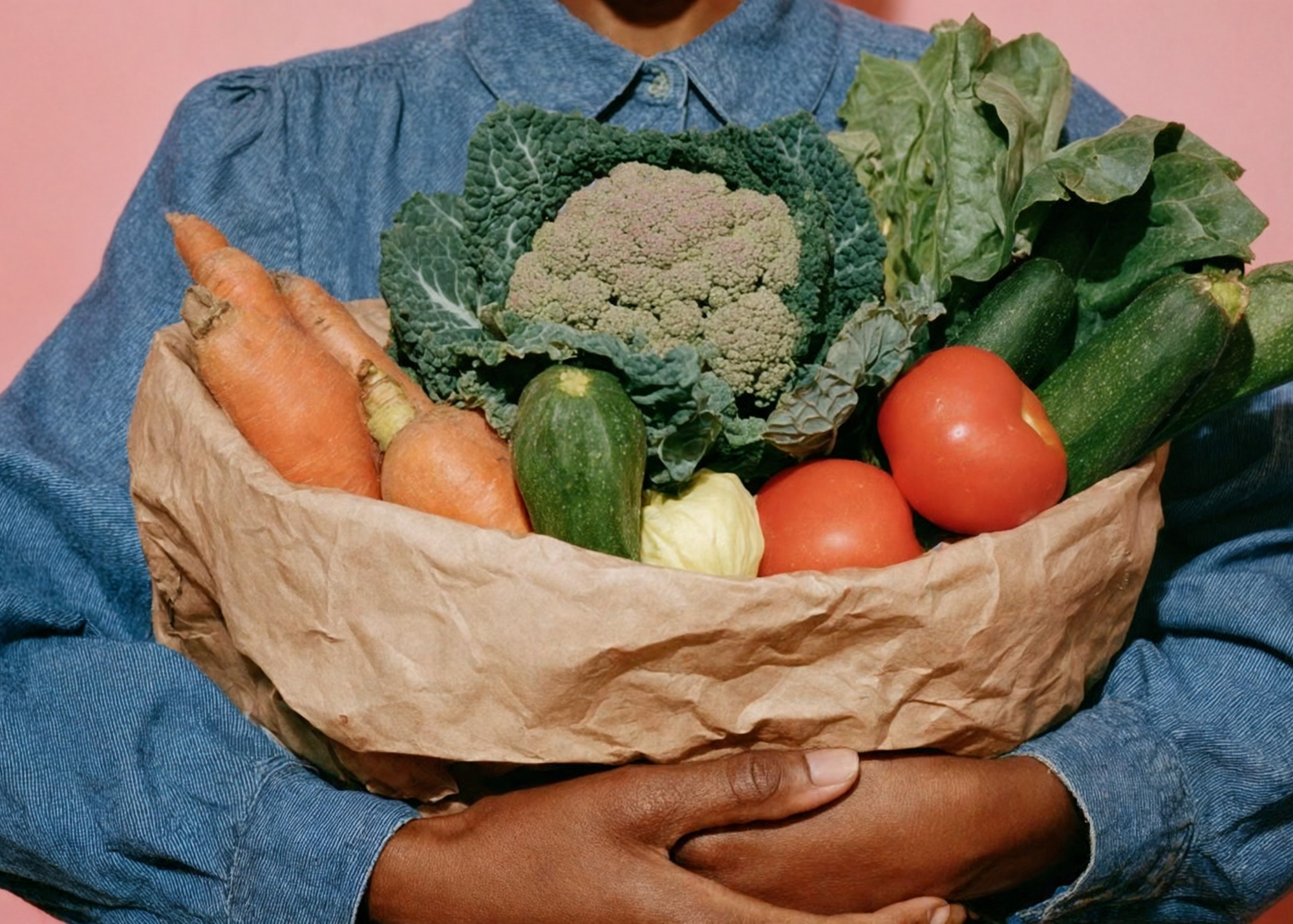 fresh harvest of vegetables from local source food DC