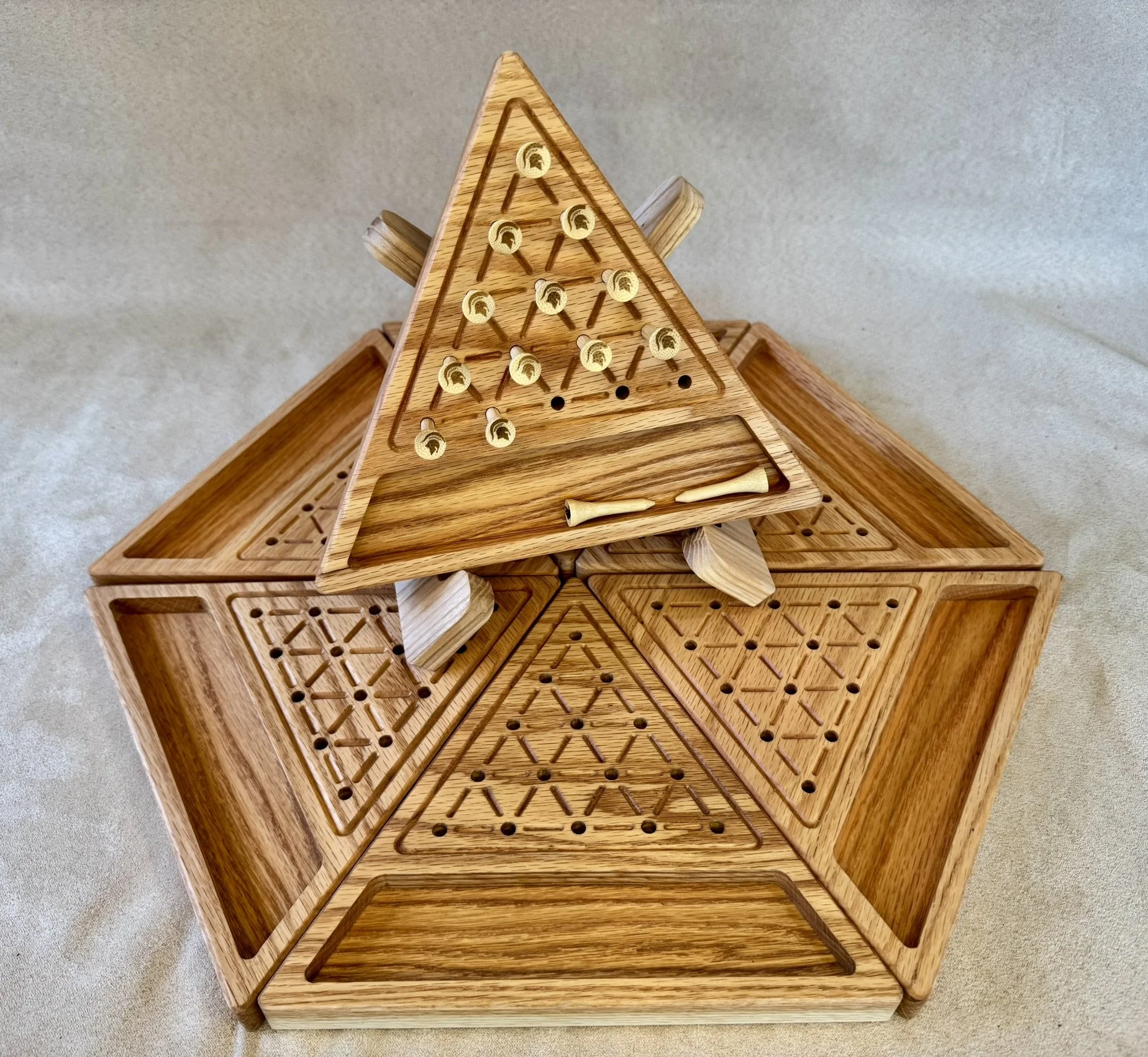 "Tricky Triangle" Peg Game