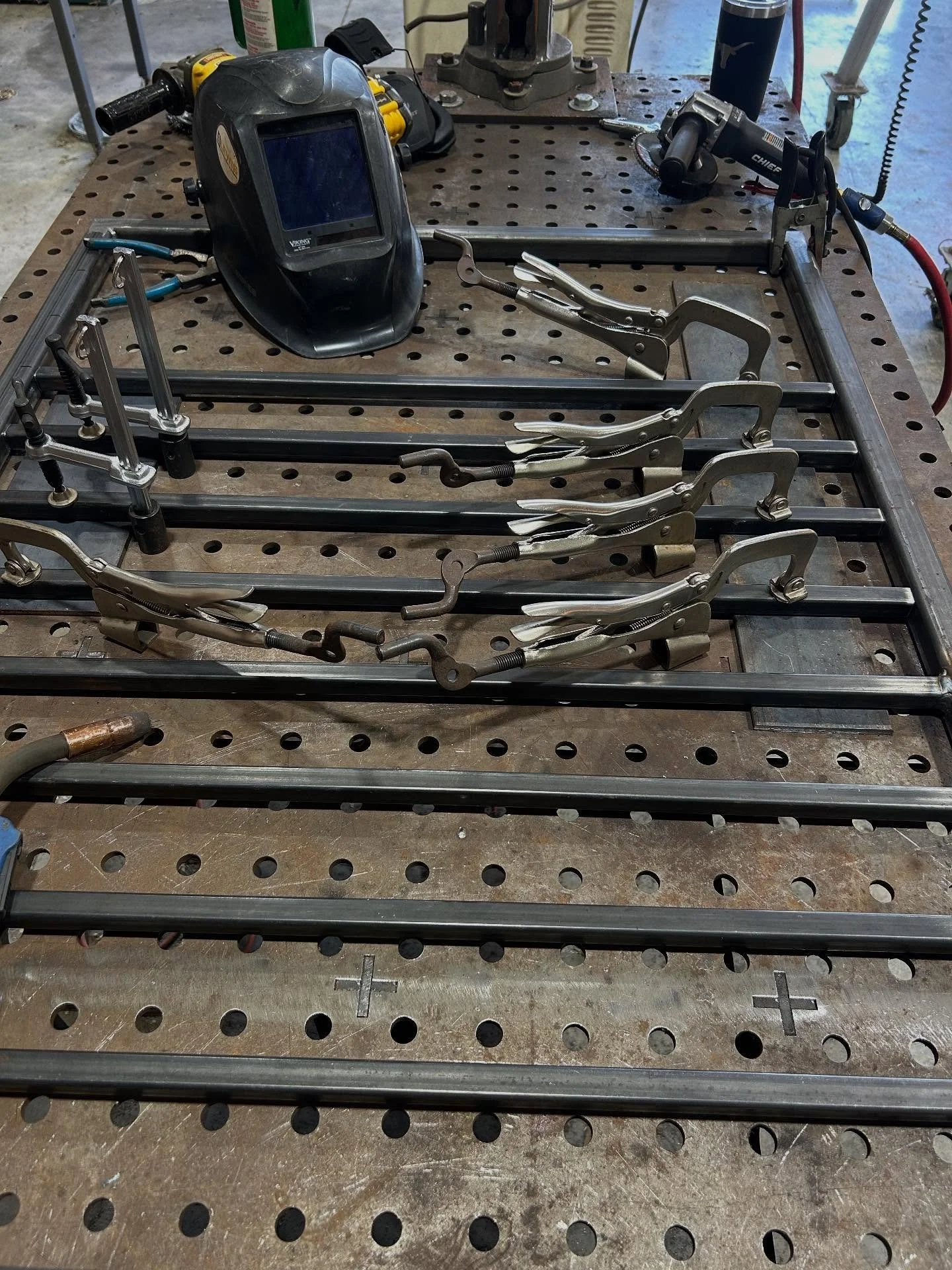 Welding up a small gate for a client #welding #fabrication