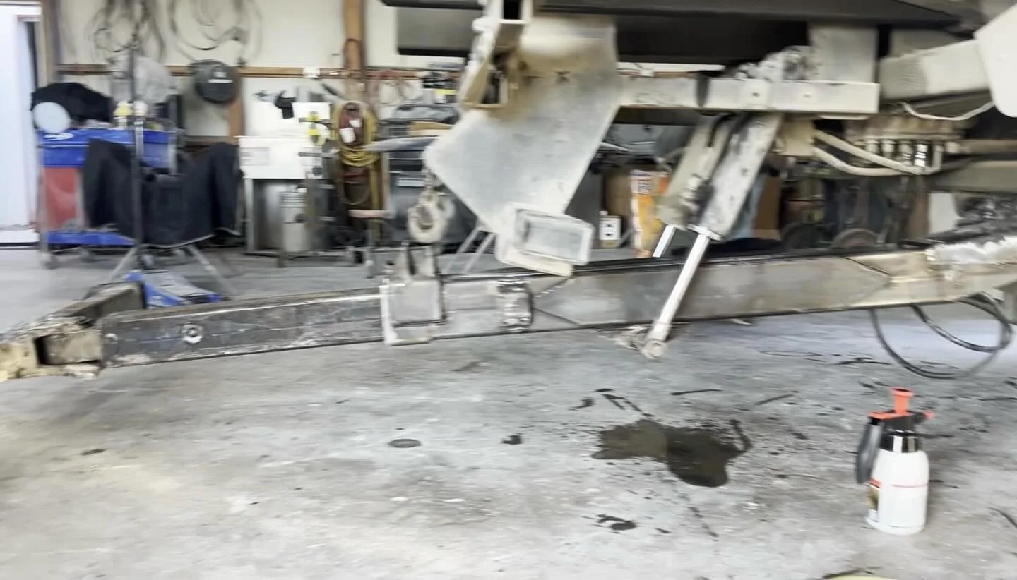 Repaired the lift arm on a tow truck for a local business