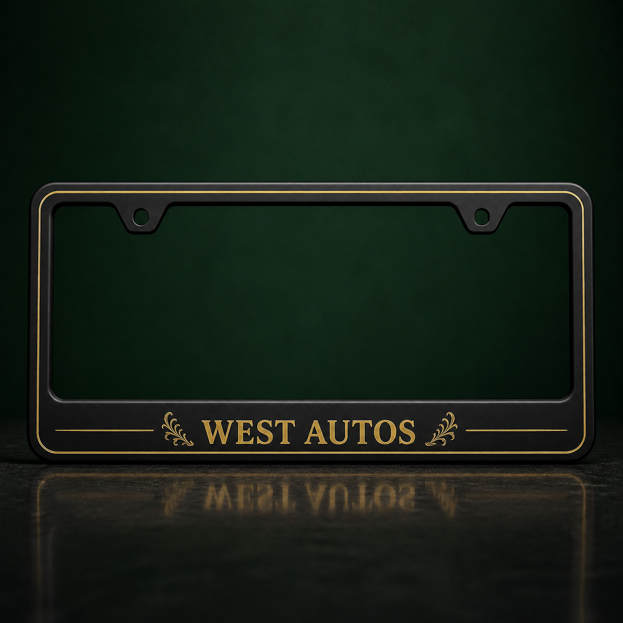 West Autos Number-Plate Surround