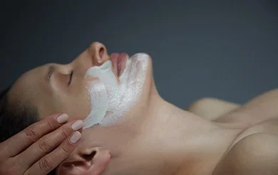 Woman getting a facial at Rescue Spa the best spa in the world