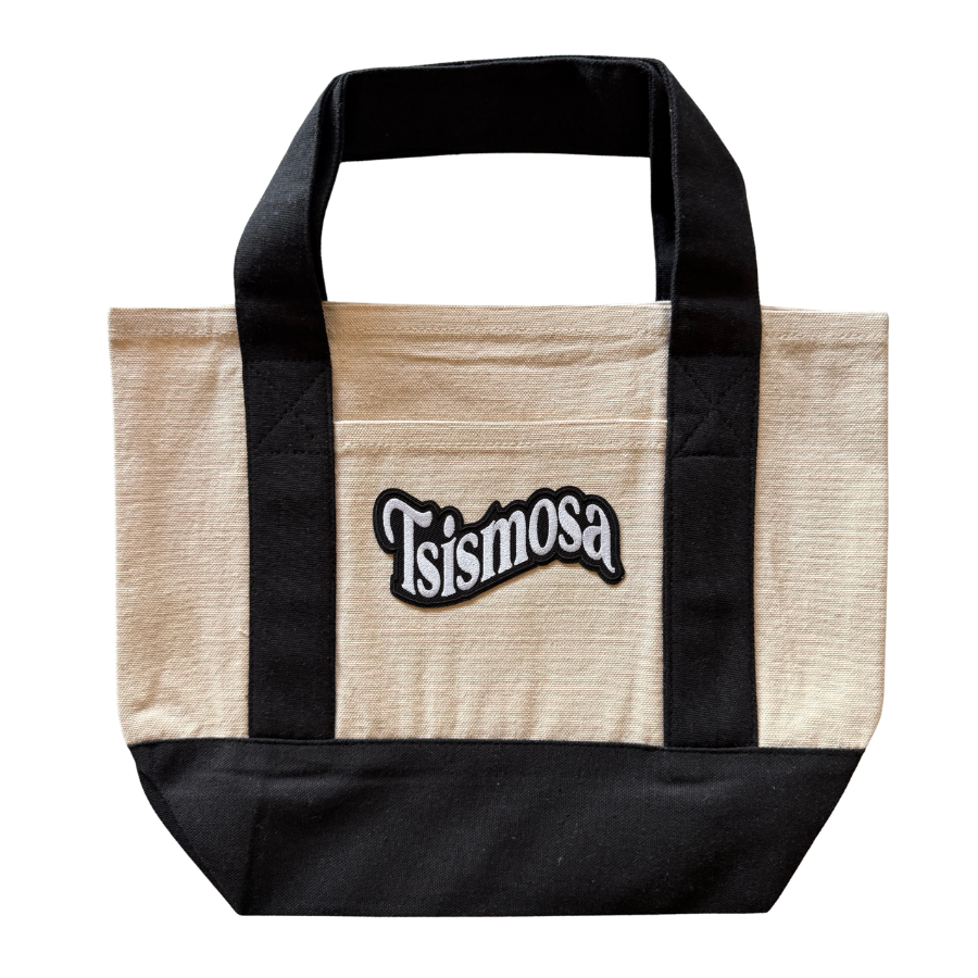 Tsismosa Mini Tote Bag - embroidered patch