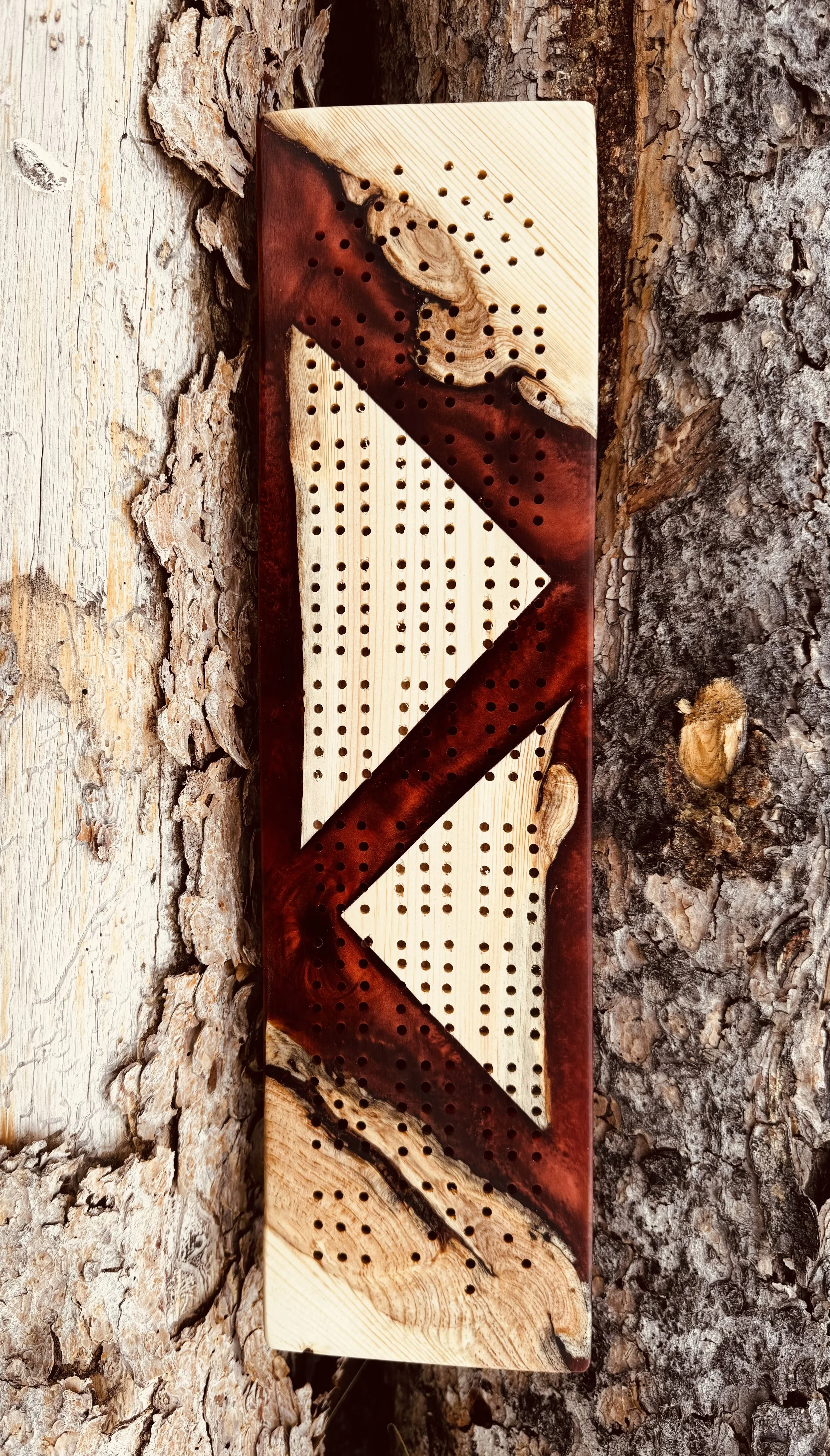 Rust Epoxy Color and Pine