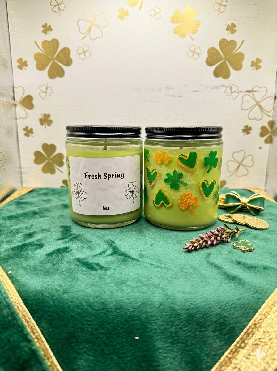 ST. PATRICKS DAY LINE - Fresh Spring Candle