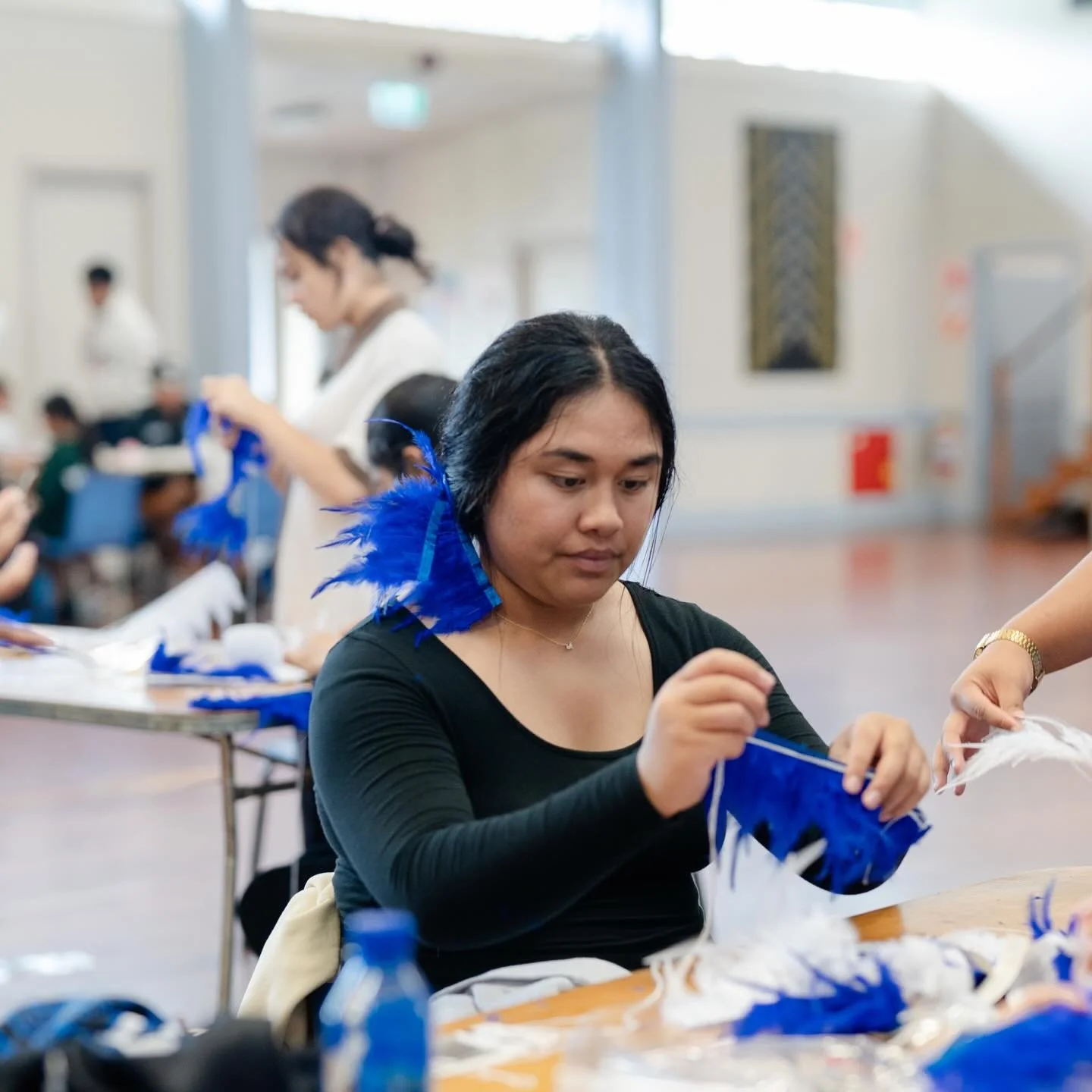 Day 2 of the Aka moe Fe&rsquo;unu programme ✨

Creativity in full motion through wearable arts.
From the beauty of Samoan pese to the expression of Tongan hiva, our young people are exploring culture through song while creating their costumes. Learni