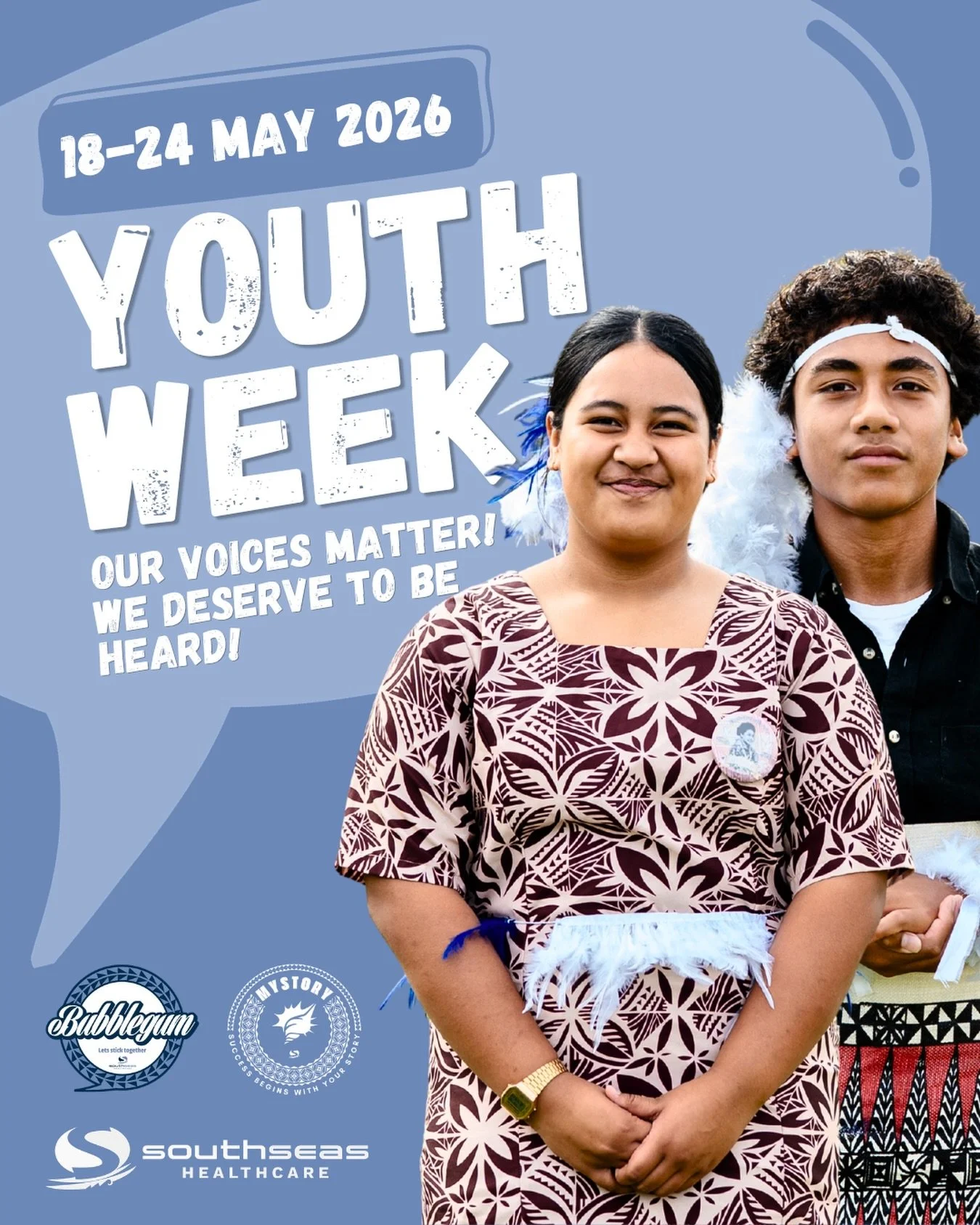 &ldquo;Our Voices Matter, We Deserve to Be Heard&rdquo;

This Youth Week , we celebrate the strength, creativity, leadership and voice of rangatahi across Aotearoa. 
The theme this year reminds us that young people deserve to be listened to, valued a