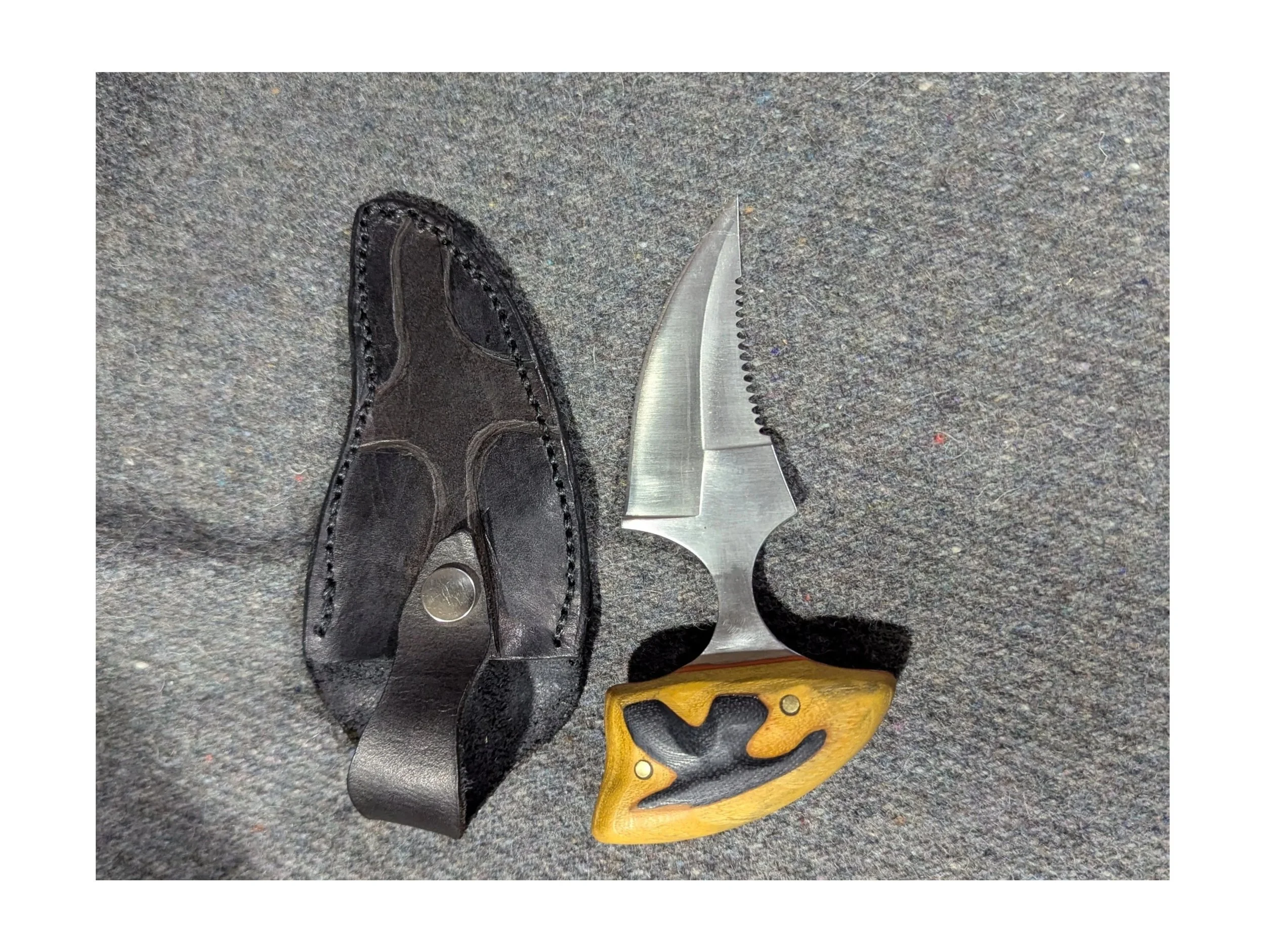 Shark Tooth with Belt Sheath