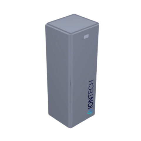 Une armoire de rangement grise avec le logo 'ONTONTECH' sur le côté."