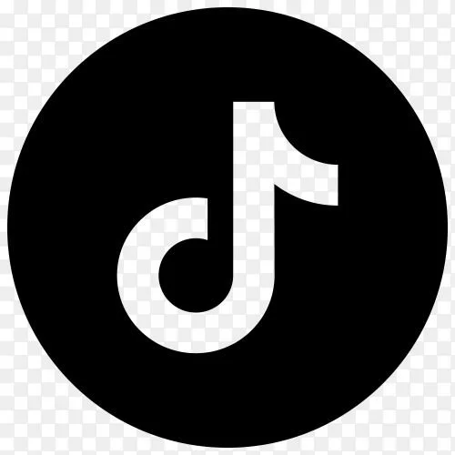 Logo de TikTok, une note de musique stylisée dans un cercle noir.