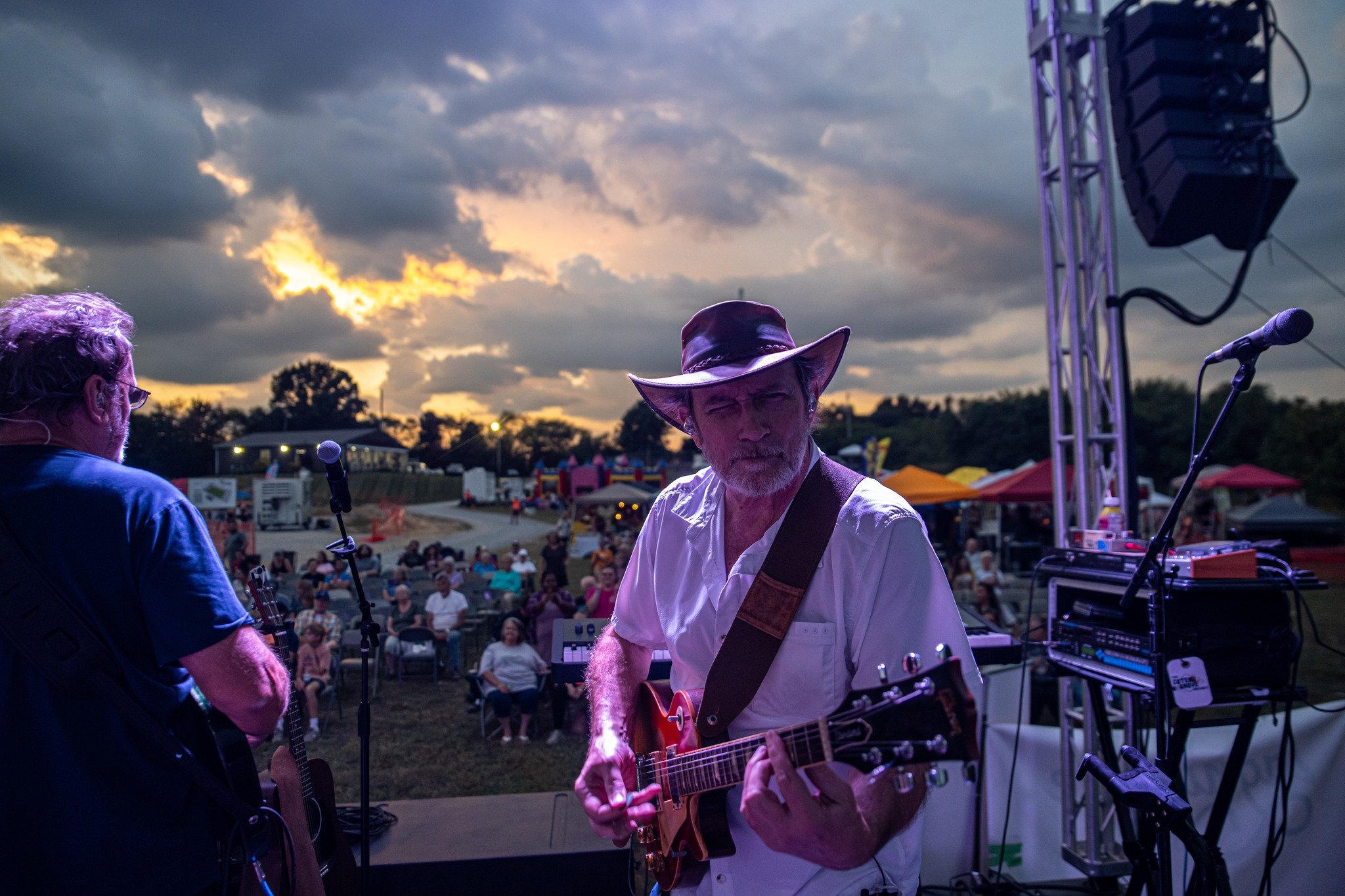 Charlie Rees is lead guitarist and vocalist for the Coteau Grove Band.