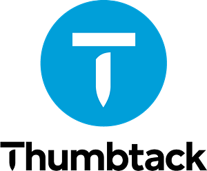 Blue circle with white T and nail symbol in the center, likely representing a road work or construction sign.