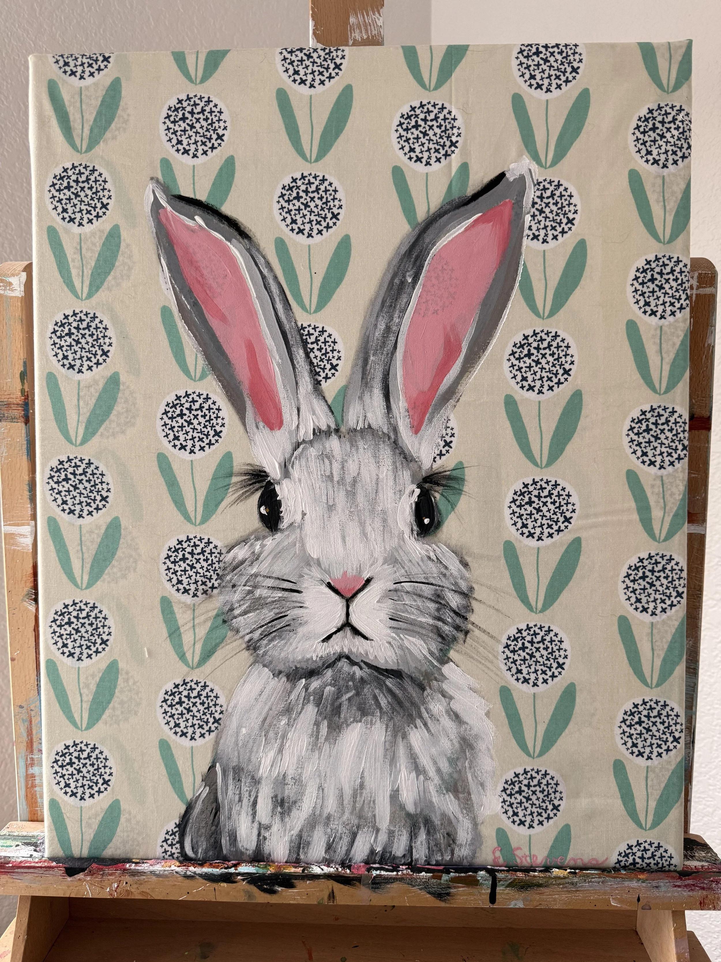 Hoppy to be Here
Acrylic
16x20