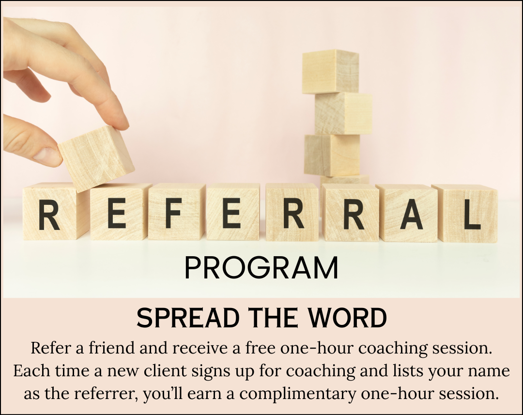 referral program, spread the word and refer a friend for a free session