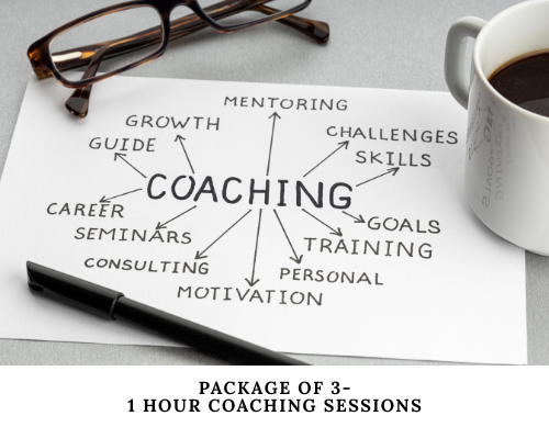 Package of 3- 1 Hour Coaching Sessions