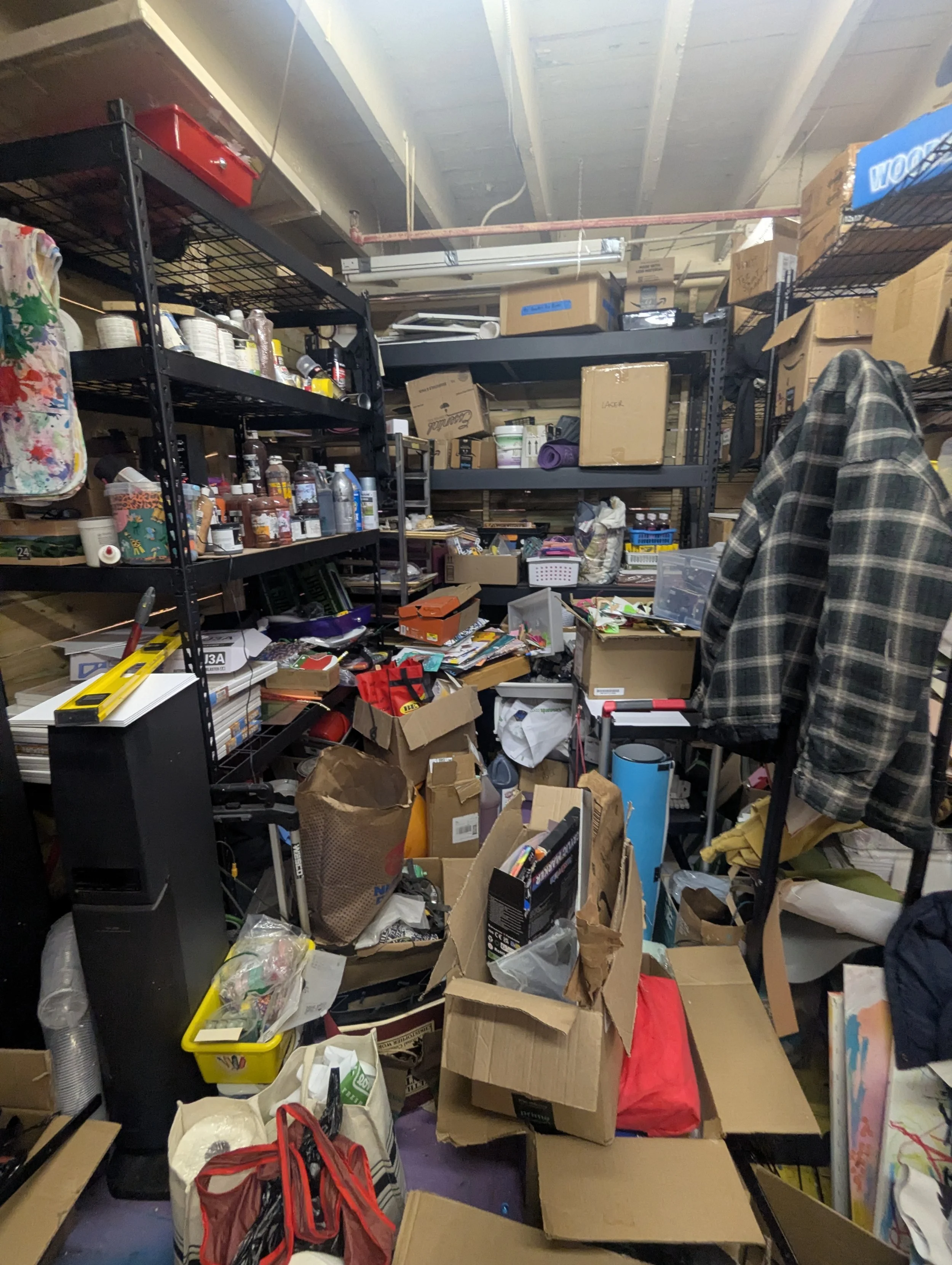 Before organizing Art Monster closet.jpg