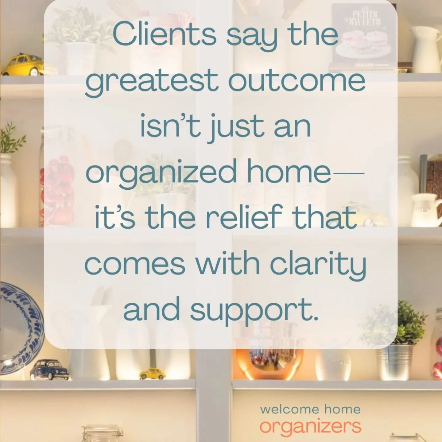 At Welcome Home Organizers, our process is personal, calm, and highly intentional. We don&rsquo;t rush decisions or apply one-size-fits-all systems. Instead, we guide you through each step so your home feels functional, settled, and aligned with wher