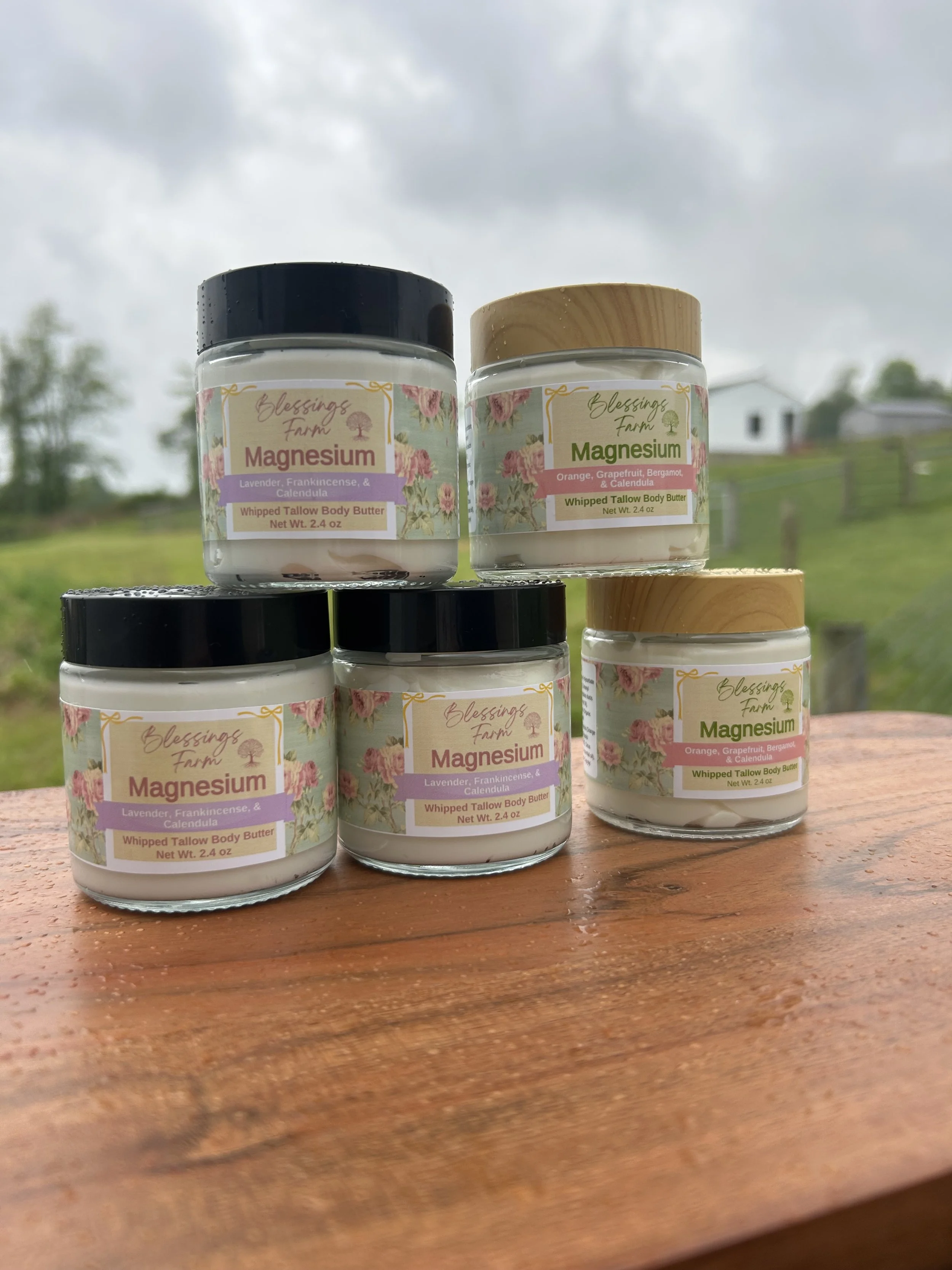 Magnesium Whipped Tallow Body Butter