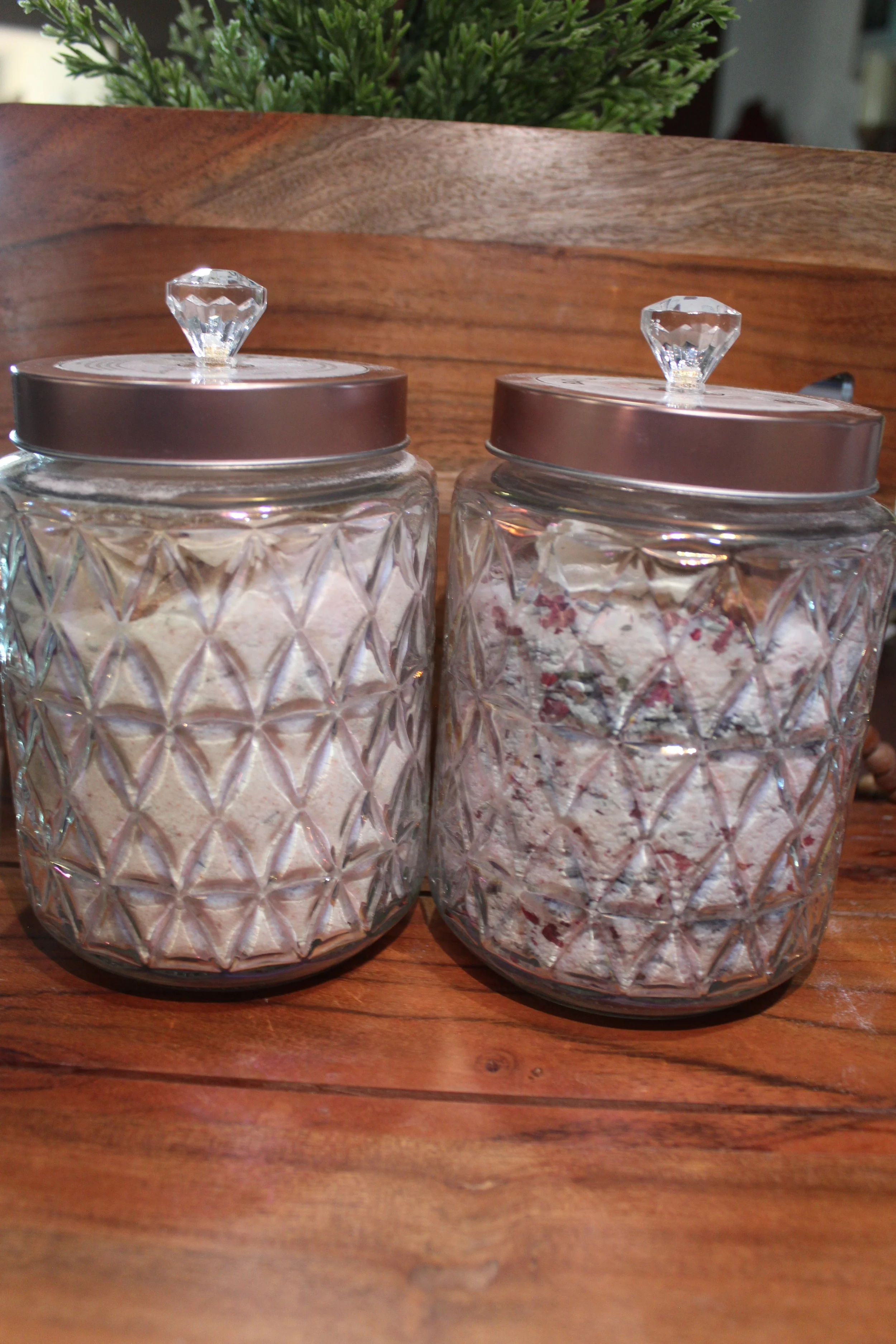 Bath Salts in Glass Jar