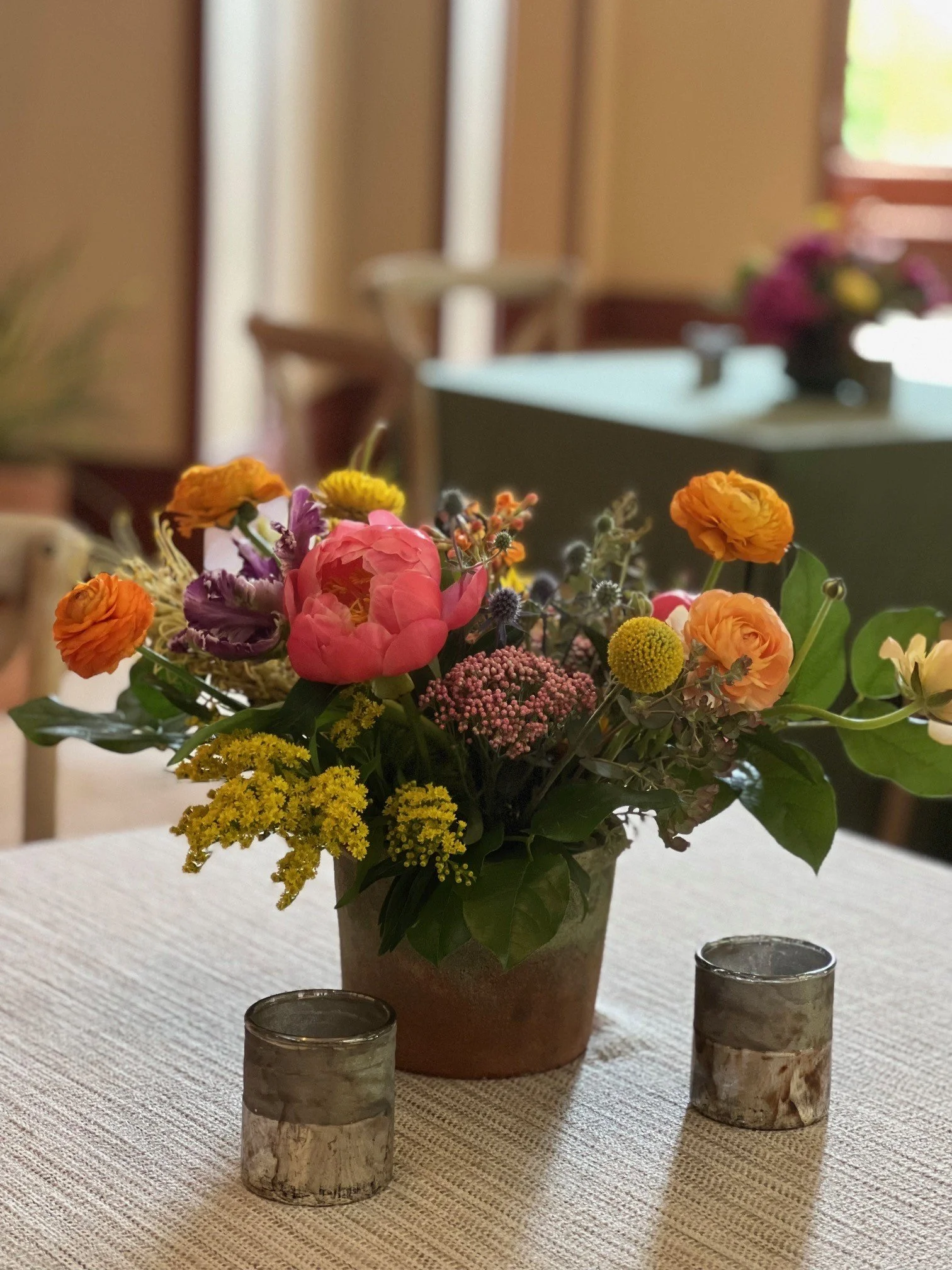 Peonies in Rustic Container.jpeg