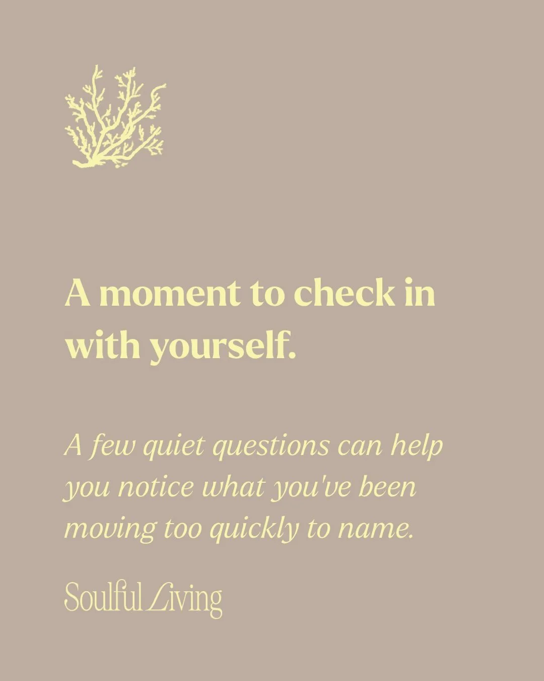 Give yourself a few quiet minutes this week🤍

Grab your journal, choose one question and see where it takes you. There&rsquo;s no need to rush toward an answer. The practice is simply making space to listen.

Save this for your next moment of pause.
