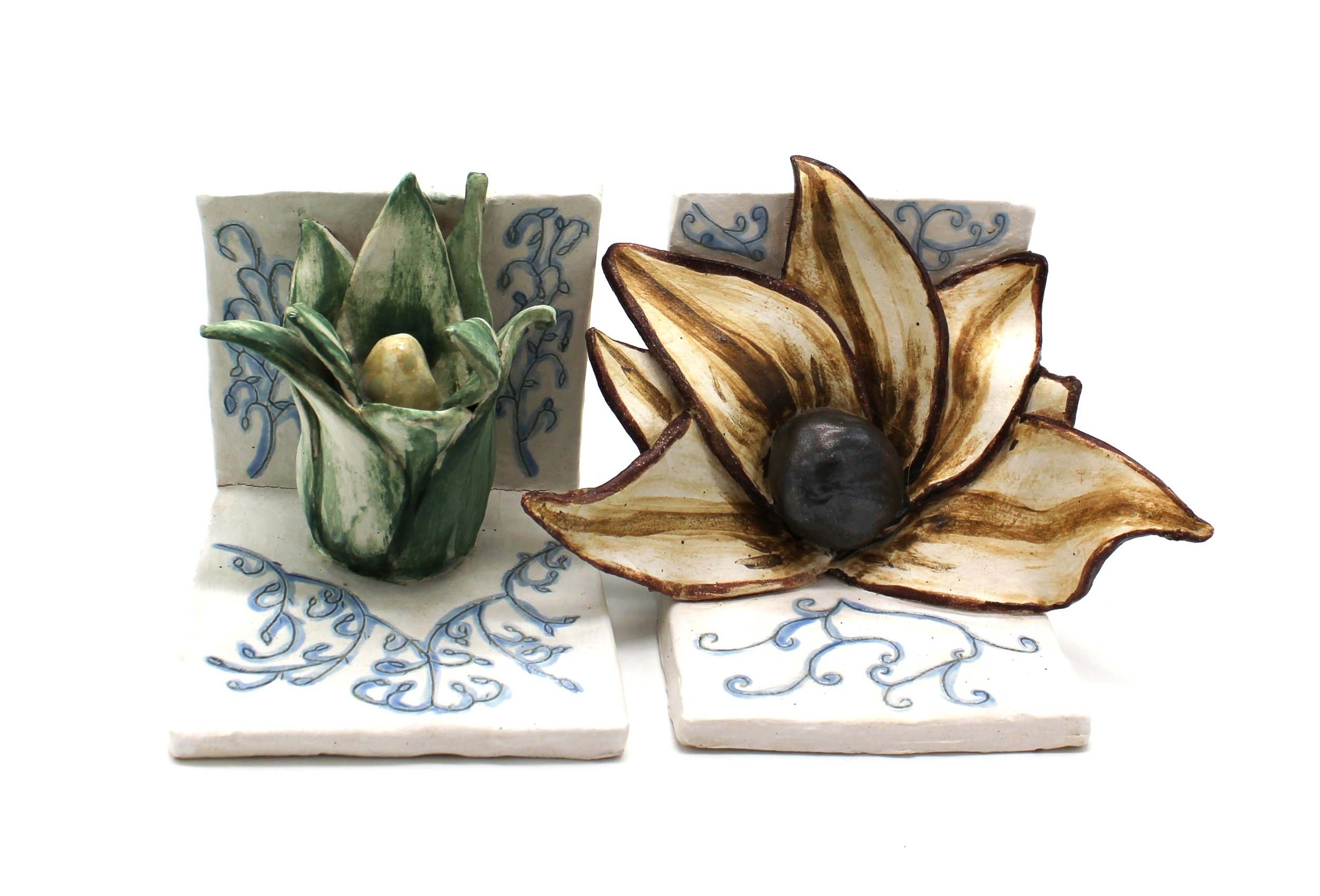 Bookends Ceramic 5"x5"