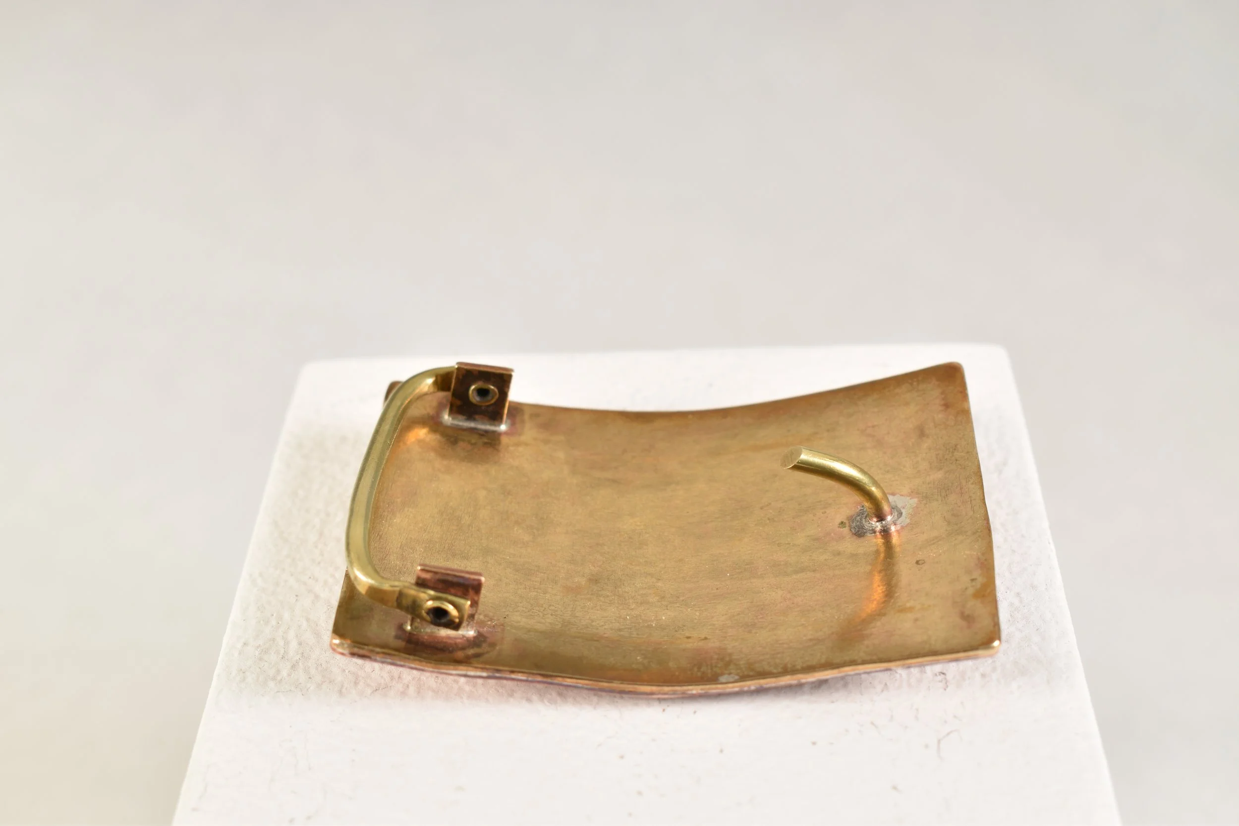 Prairie Buckle brass and copper 2"x3"