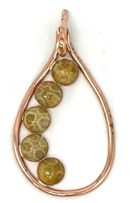 Strata Drops Copper and fossilized coral