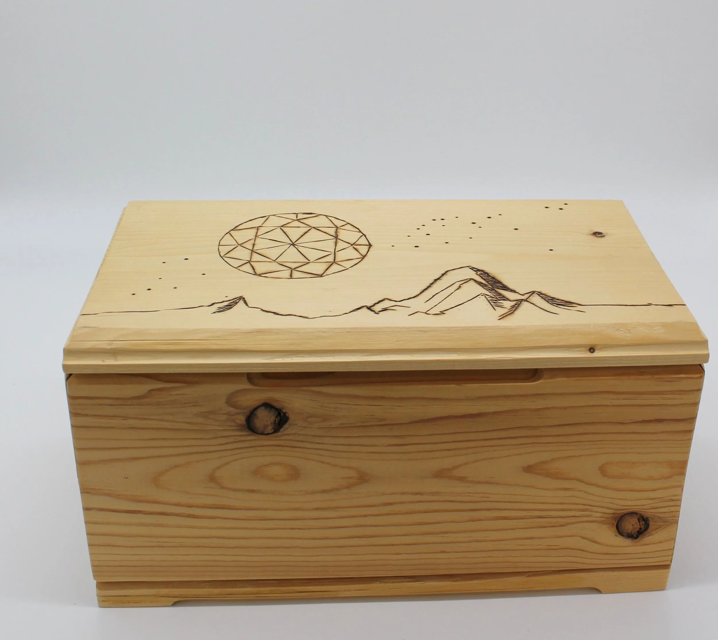 Woodburned Box
