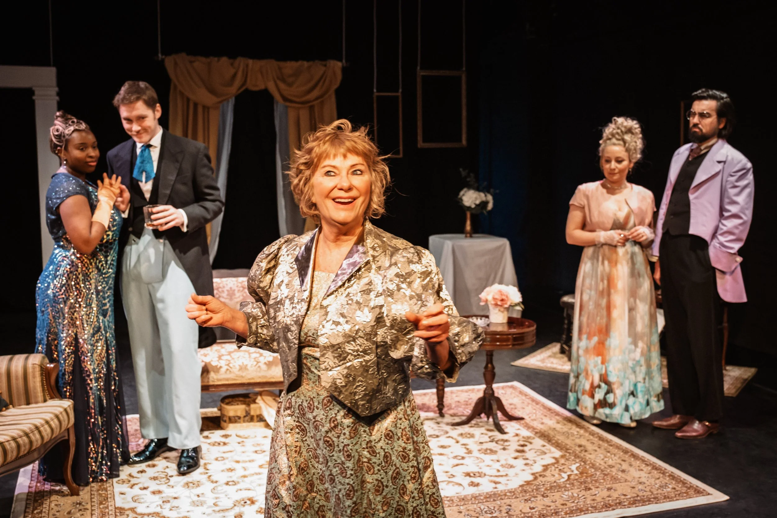 © 2026 LOWRI BURKINSHAW | Her Productions interpretation of Noel Coward's classic, Blithe Spirit, at Hope Mill Theatre | Production Photos