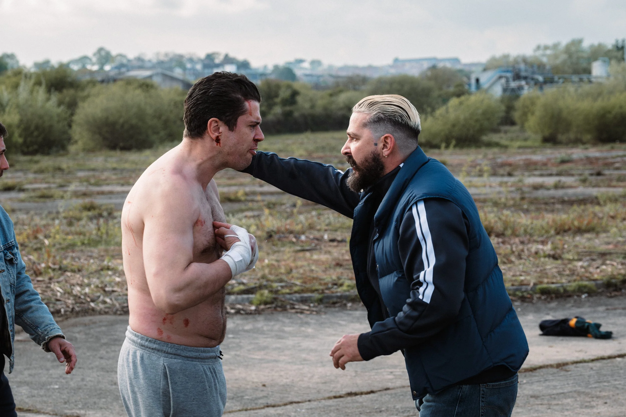 Unit Still of Toby Kebbell as Sal and Shia LaBeouf as Vince on the set of Salvable