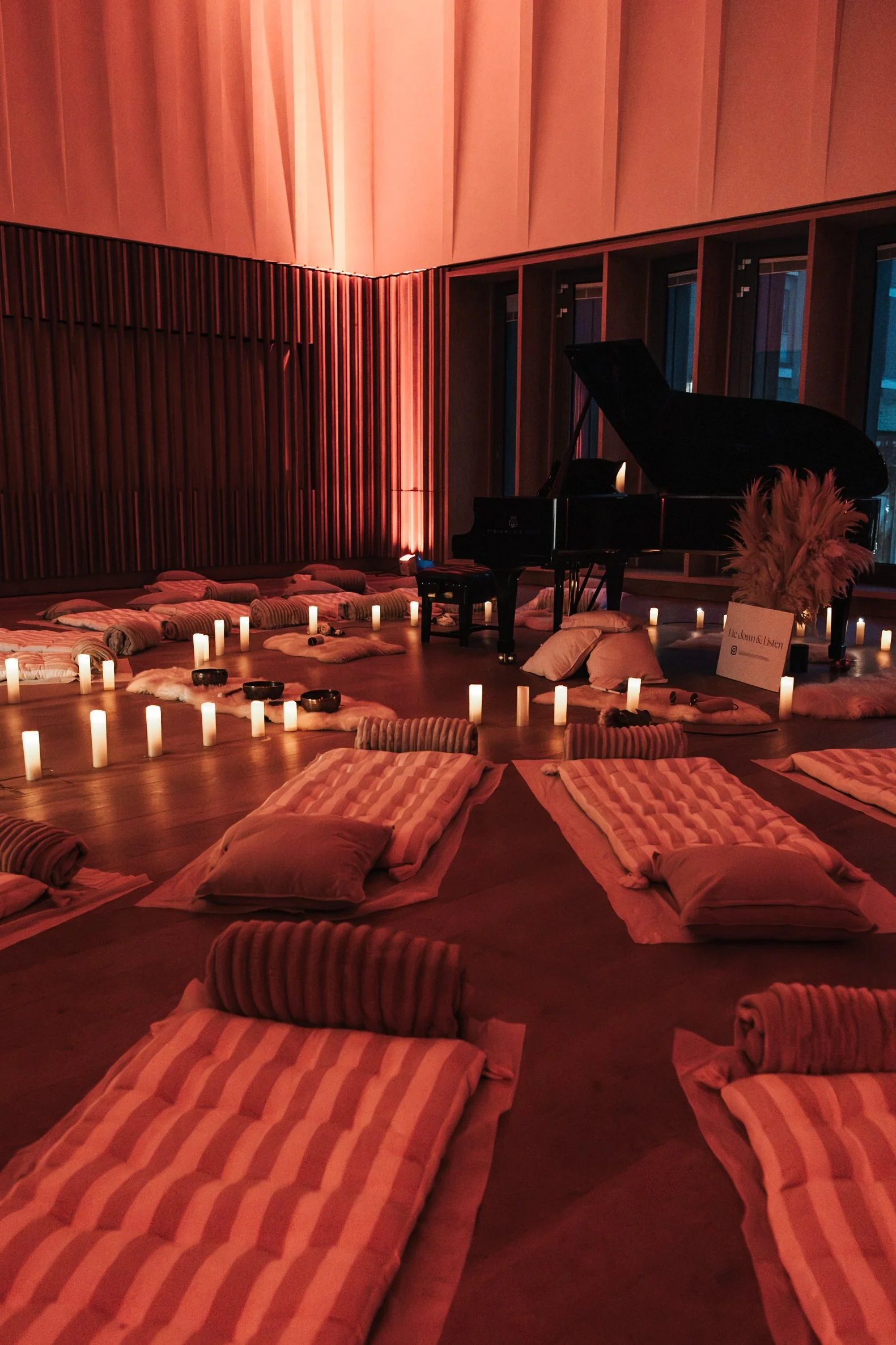 © 2026 LOWRI BURKINSHAW | Lie Down and Listen 'Pathway to Love' Event at Hallé St Peter's Manchester 