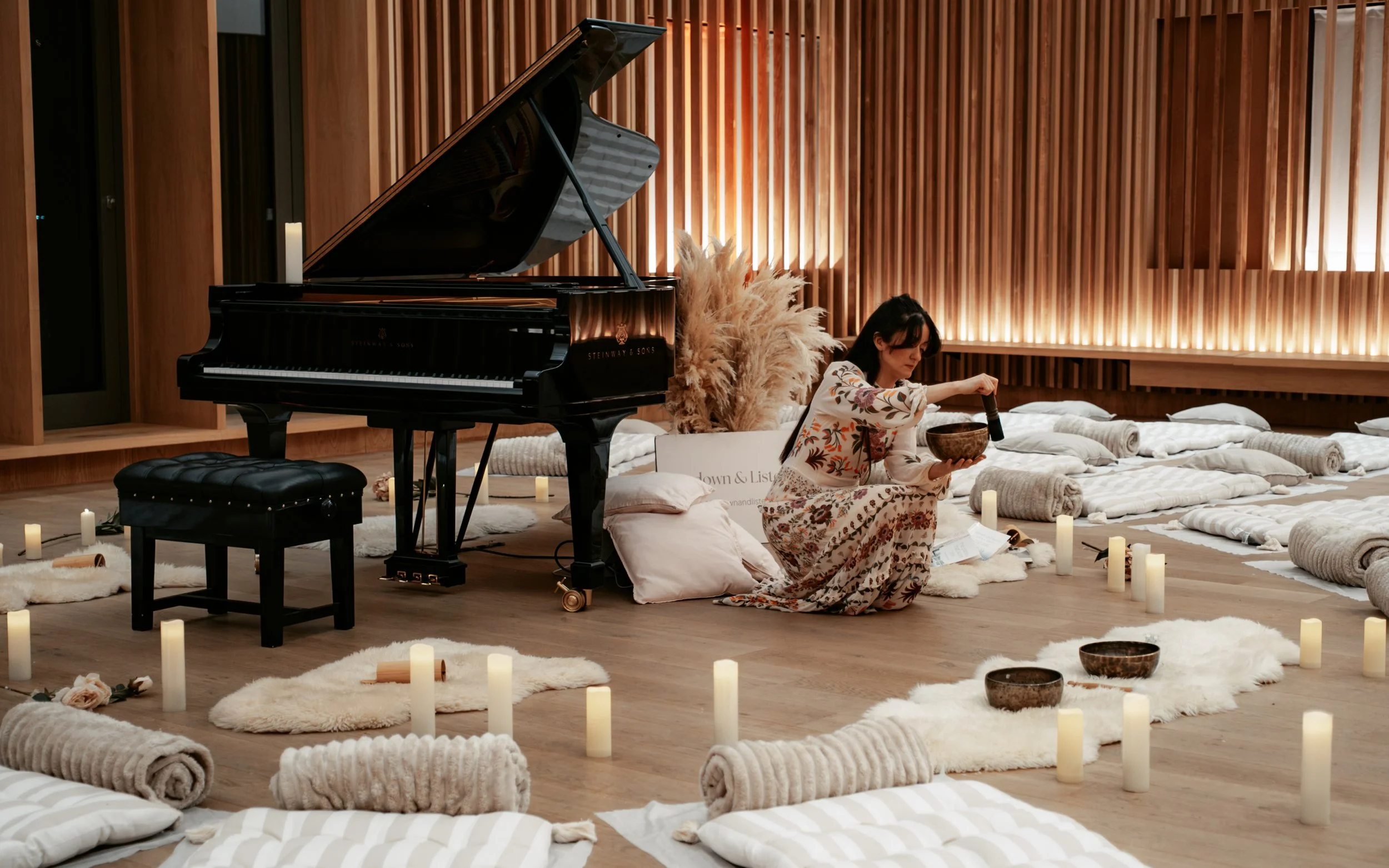 © 2026 LOWRI BURKINSHAW | Lie Down and Listen 'Pathway to Love' Event at Hallé St Peter's Manchester 