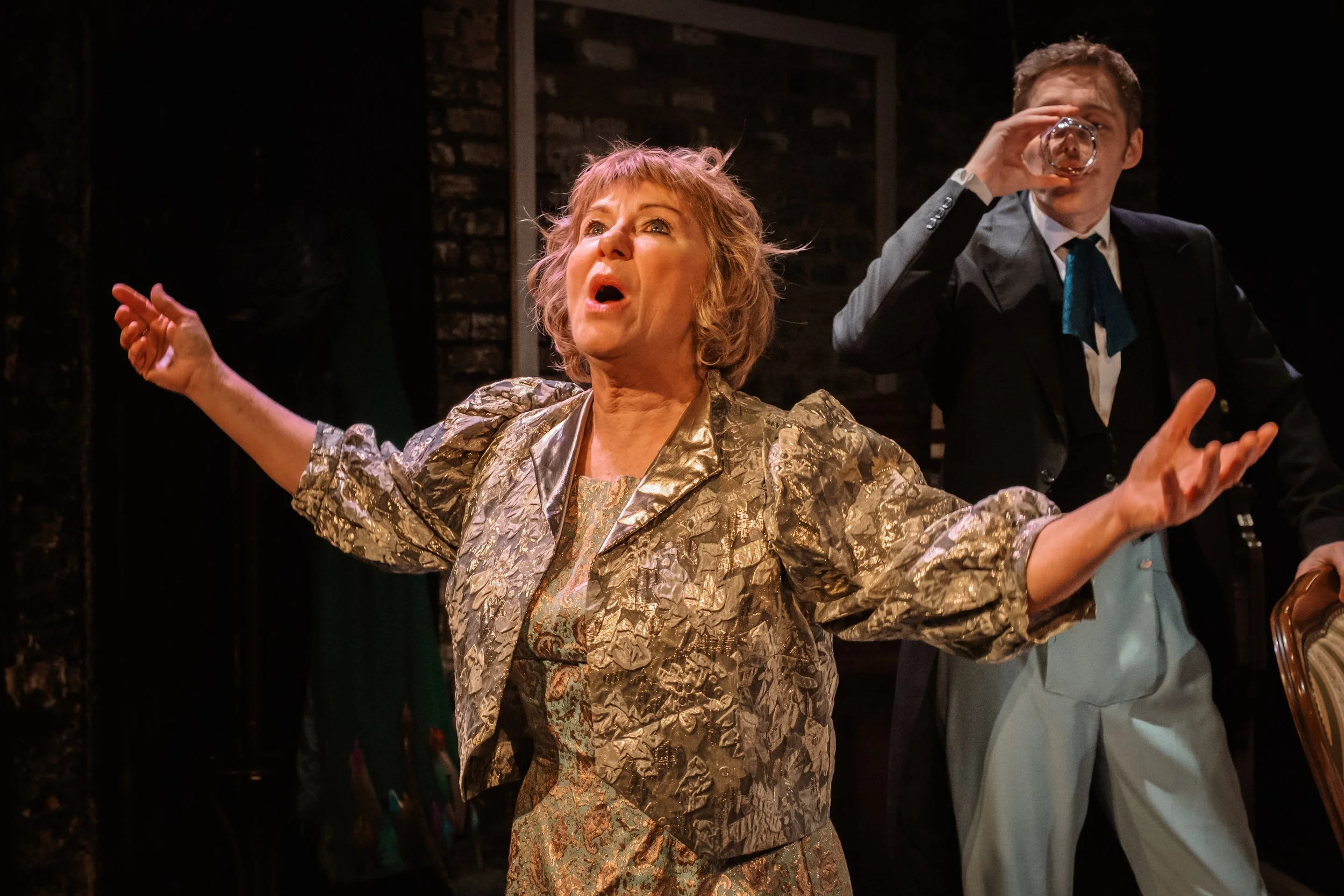 © 2026 LOWRI BURKINSHAW | Her Productions interpretation of Noel Coward's classic, Blithe Spirit, at Hope Mill Theatre | Production Photos