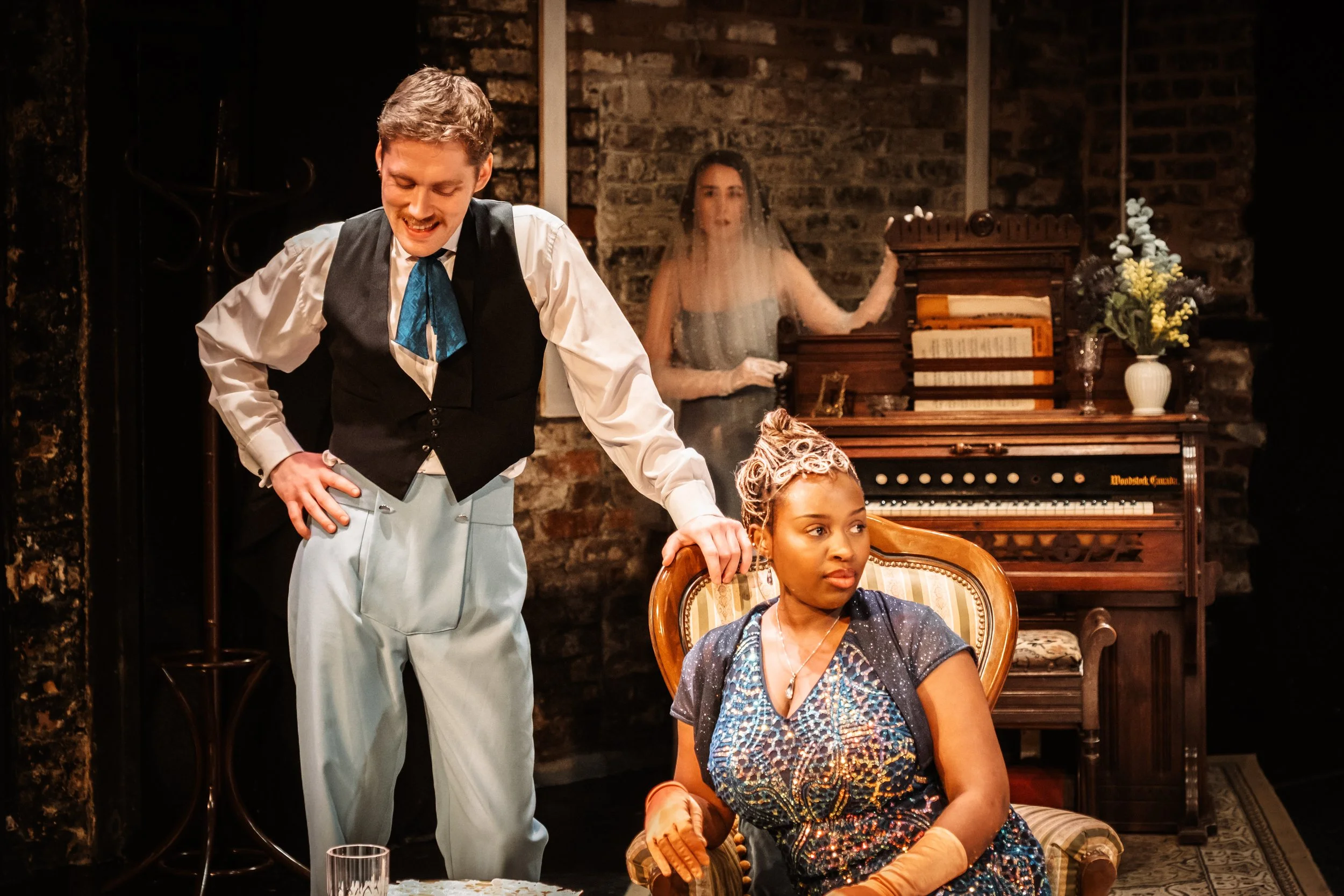 © 2026 LOWRI BURKINSHAW | Her Productions interpretation of Noel Coward's classic, Blithe Spirit, at Hope Mill Theatre | Production Photos