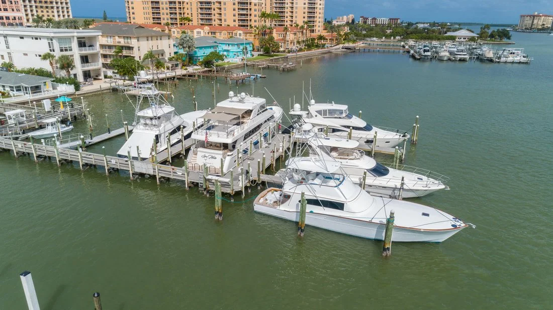 Boats Parked in Slips