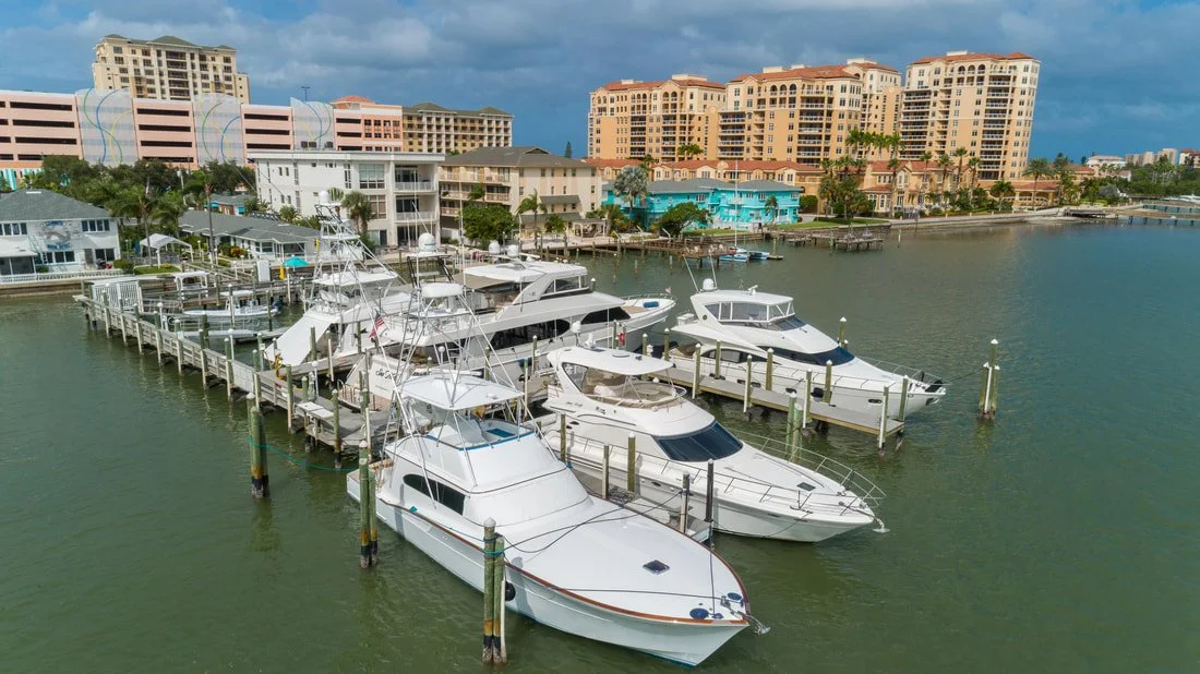 Boats Parked in Slips